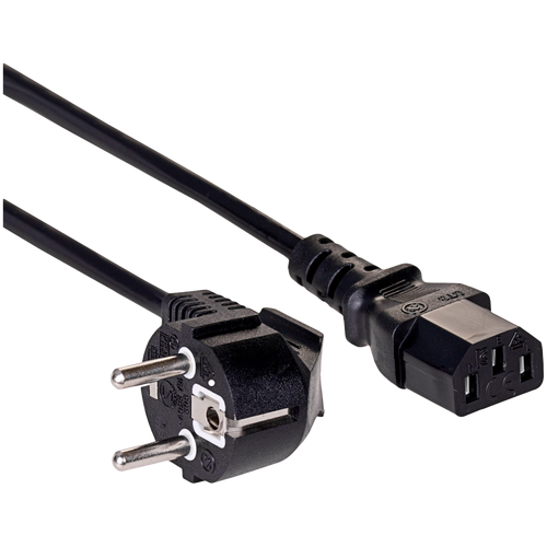 AKYGA Kabel zasilający Akyga AK-PC-05C CU 3x1mm² CEE 7/7 / IEC C13 5m