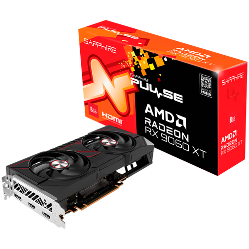 SAPPHIRE PULSE AMD Radeon RX 9060 XT OC 8GB GDDR6 128-bit DP 2x HDMI