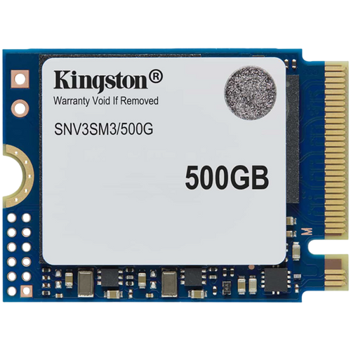 Kingston 500GB NV3 SSD M.2 2230 PCIe 4.0 NVMe, Read: 5,000/ Write: 3,000MB/s