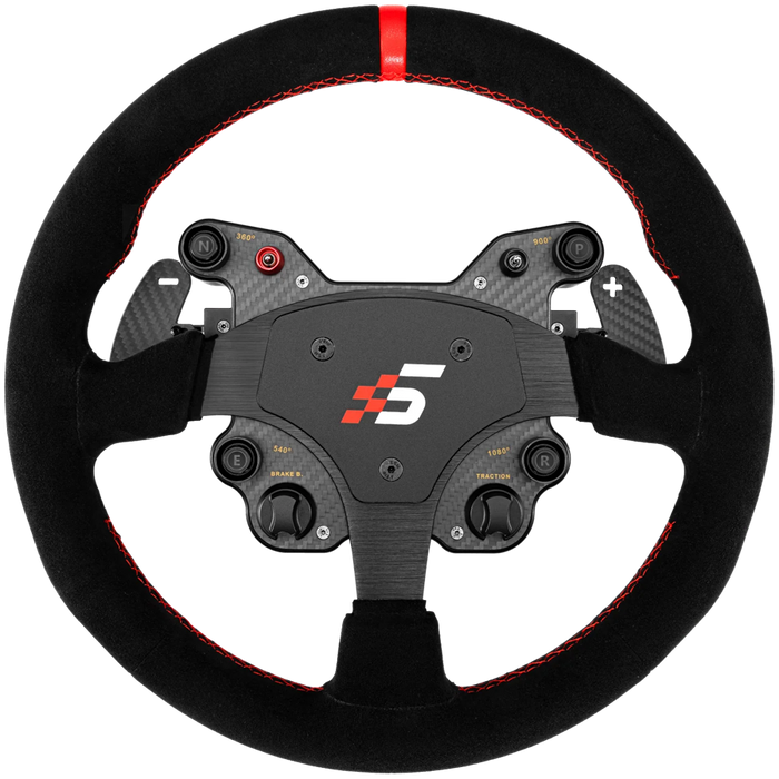 SIMAGIC Kierownica GT1 330mm, R-typ, QR70, magnetyczne łopatki, zamsz, S210