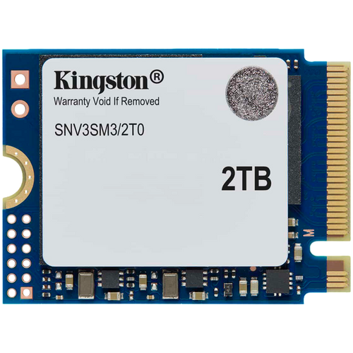 Kingston 2TB NV3 SSD M.2 2230 PCIe 4.0 NVMe, Read: 6,000/ Write: 5,000MB/s