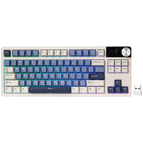 ROYAL KLUDGE RK S85 Horizon Blue Gaming Keyboard Cloud switch