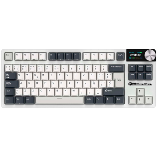 ROYAL KLUDGE RK S85 White Night Gaming Keyboard Cloud switch