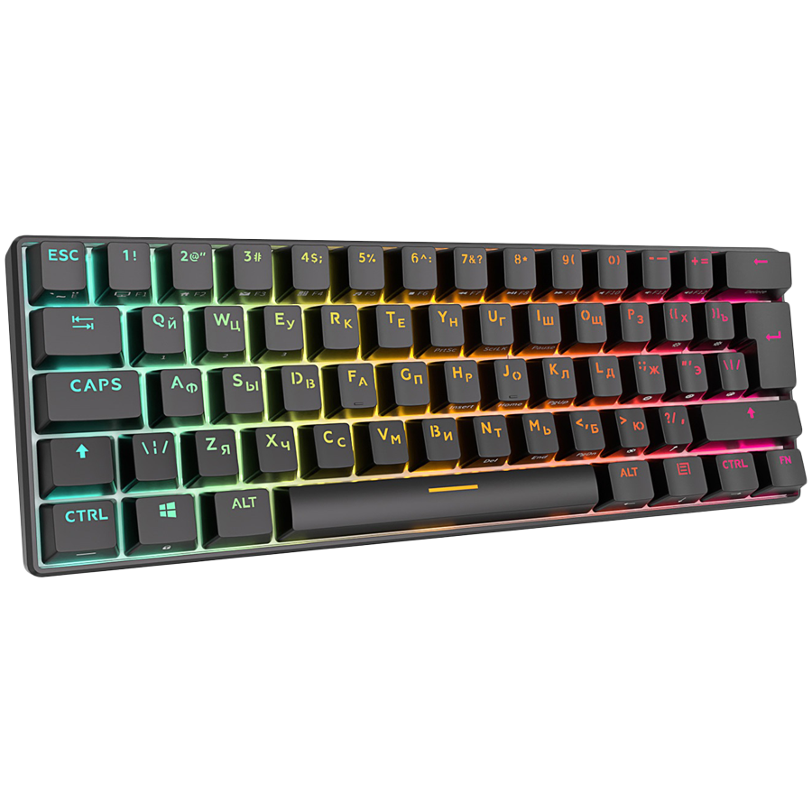 ROYAL KLUDGE RK61 Black Gaming Keyboard Brown switch