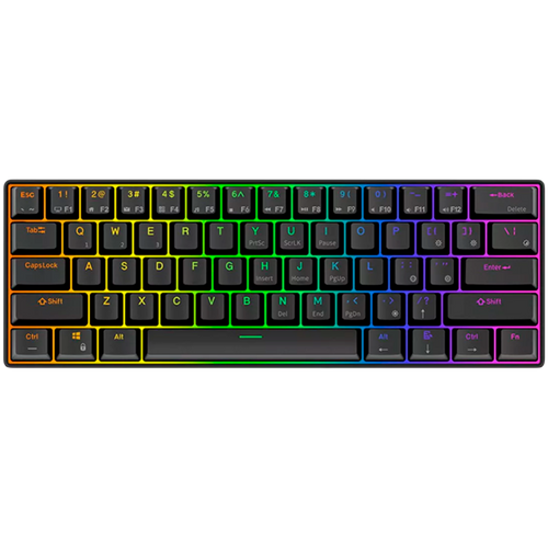 ROYAL KLUDGE RK61 Black Gaming Keyboard Red switch