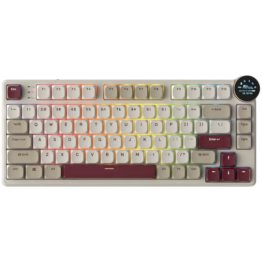 ROYAL KLUDGE RK N80 Rosy Clouds Gaming Keyboard Brown switch