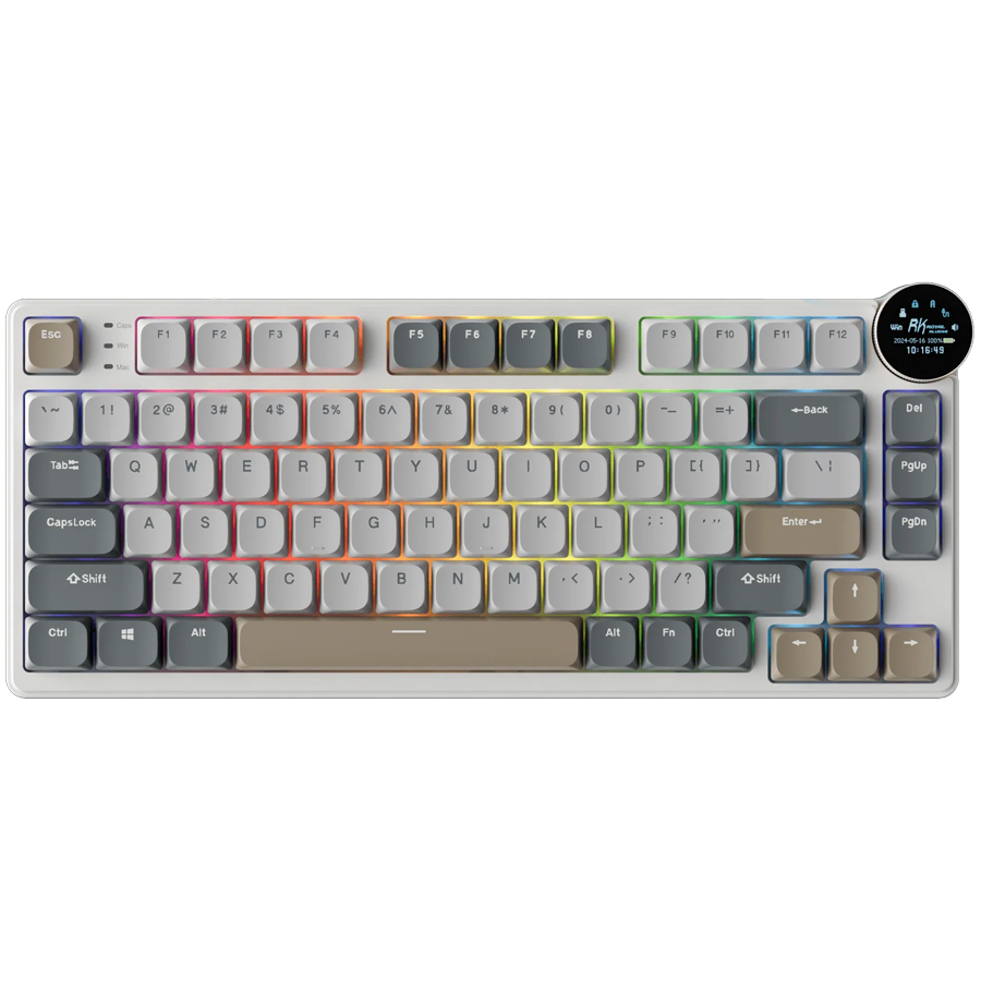 ROYAL KLUDGE RK N80 Pearly Dawn Gaming Keyboard Brown switch