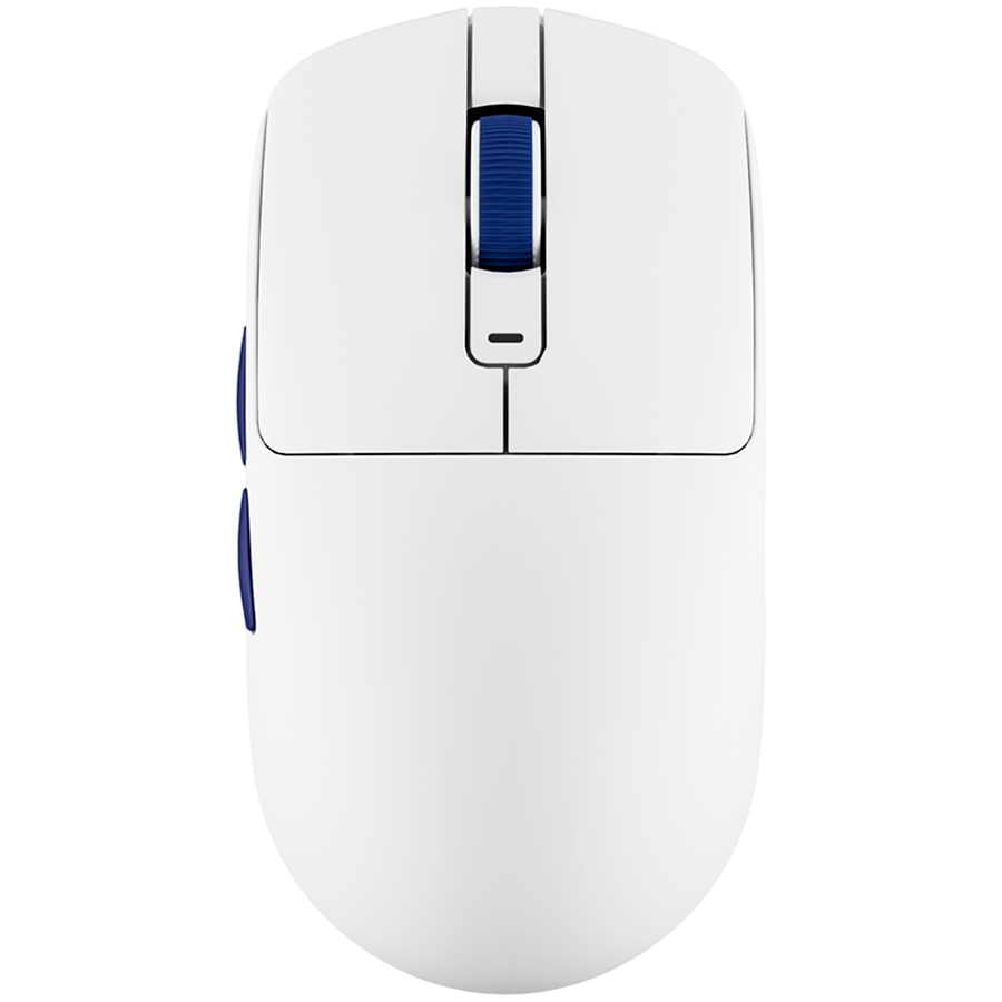 ROYAL KLUDGE M30 White Blue Gaming Mouse PAW 33111K