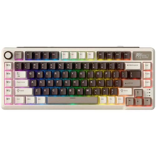 ROYAL KLUDGE RK L75 Mocha Grey Gaming Keyboard Cream switch