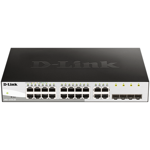 D-LINK 16 10/100/1000 Base-T port with 4 x 1000Base-T /SFP ports