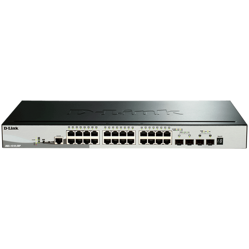 D-LINK 28-Port Gigabit Stackable POE Smart Managed Switch including 4 10G SFP+