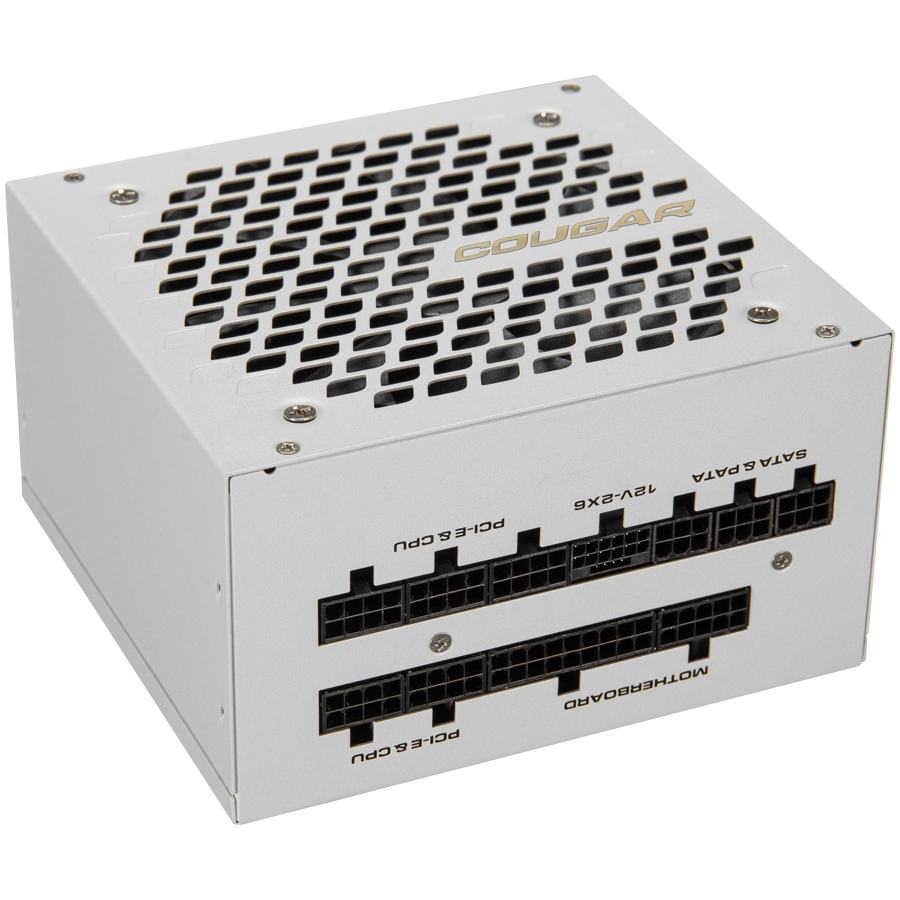 COUGAR GEXX2 1000 SNOW PSU,80 plus Gold, 1000W, Fully Modular, PCI-E 5.0 support, Color - WHITE