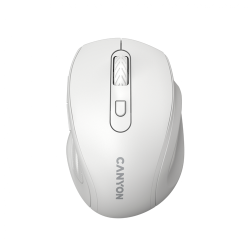 CANYON Mysz bezprzewodowa 6 przyc. 2.4GHz 1600 DPI biała