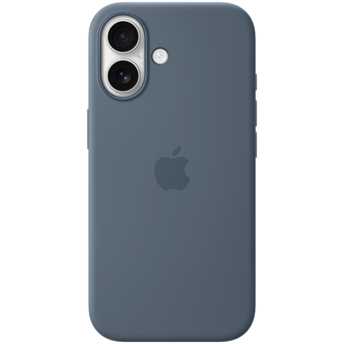 iPhone 17 Silicone Case with MagSafe - Anchor Blue,Model A3558
