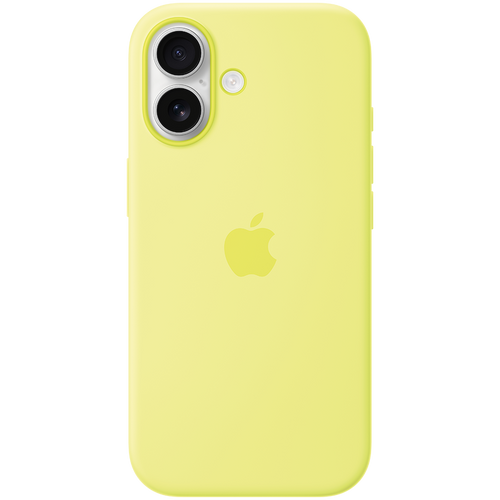 iPhone 17 Silicone Case with MagSafe - Neon Yellow,Model A3558