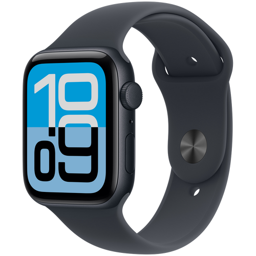 Apple Watch SE 3 GPS 44mm Midnight Aluminium Case with Midnight Sport Band - M/L,Model A3325