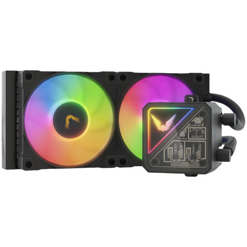 VALKYRIE V240 Lite ARGB chłodzenie wodne AIO CPU Czarny
