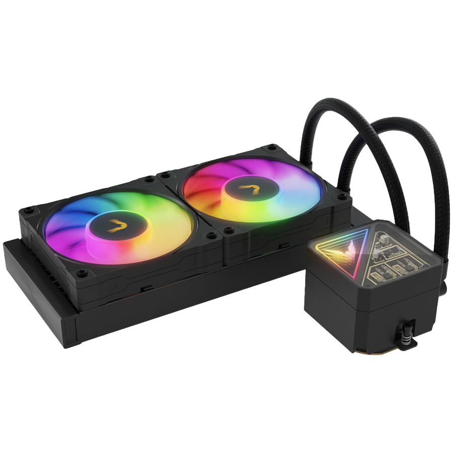 VALKYRIE V240 Lite ARGB chłodzenie wodne AIO CPU Czarny