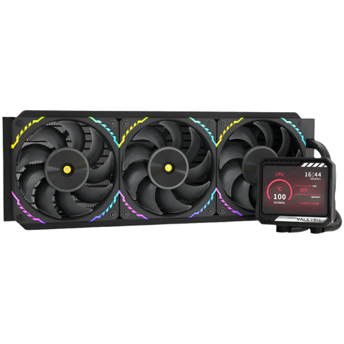 VALKYRIE V360 LCD chłodzenie wodne AIO CPU Czarny