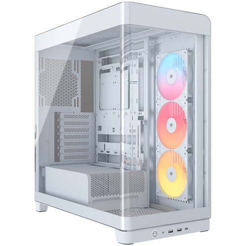 CORSAIR FRAME 4500X RS-R ARGB Tempered Glass Mid-Tower, White