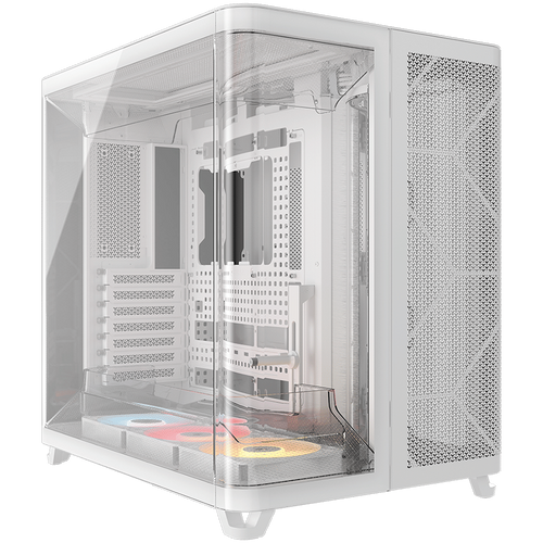 CORSAIR AIR 5400 RS-R ARGB Tempered Glass Mid-Tower, White