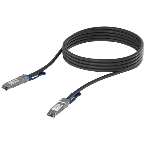 Ubiquiti UACC-DAC-QSFP28-3M QSFP28 direct attach cable with a 100 Gbps max data rate, Compatible with QSFP28 and QSFP+ interfaces