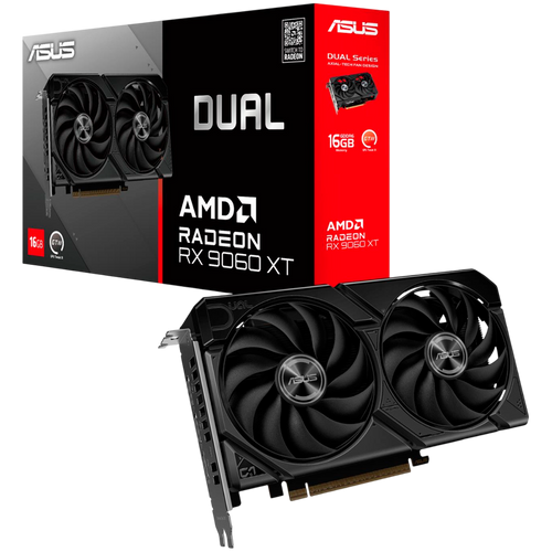 ASUS Dual Radeon RX 9060 XT 16GB GDDR6 128-bit HDMI 2x DP