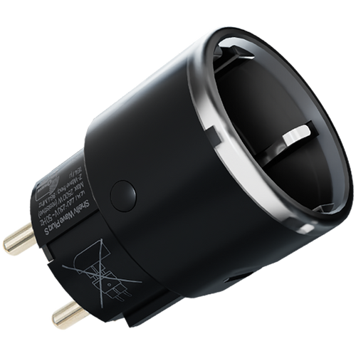 SHELLY Wave Plug S Black LR inteligentne gniazdko czarne