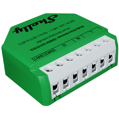 SHELLY Wave Dimmer modłuł sterowania poziomem jasości oświetlenia