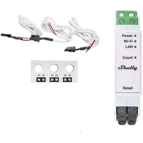 SHELLY Pro 3EM-3CT63 Naszynowy moduł pomiaru energii