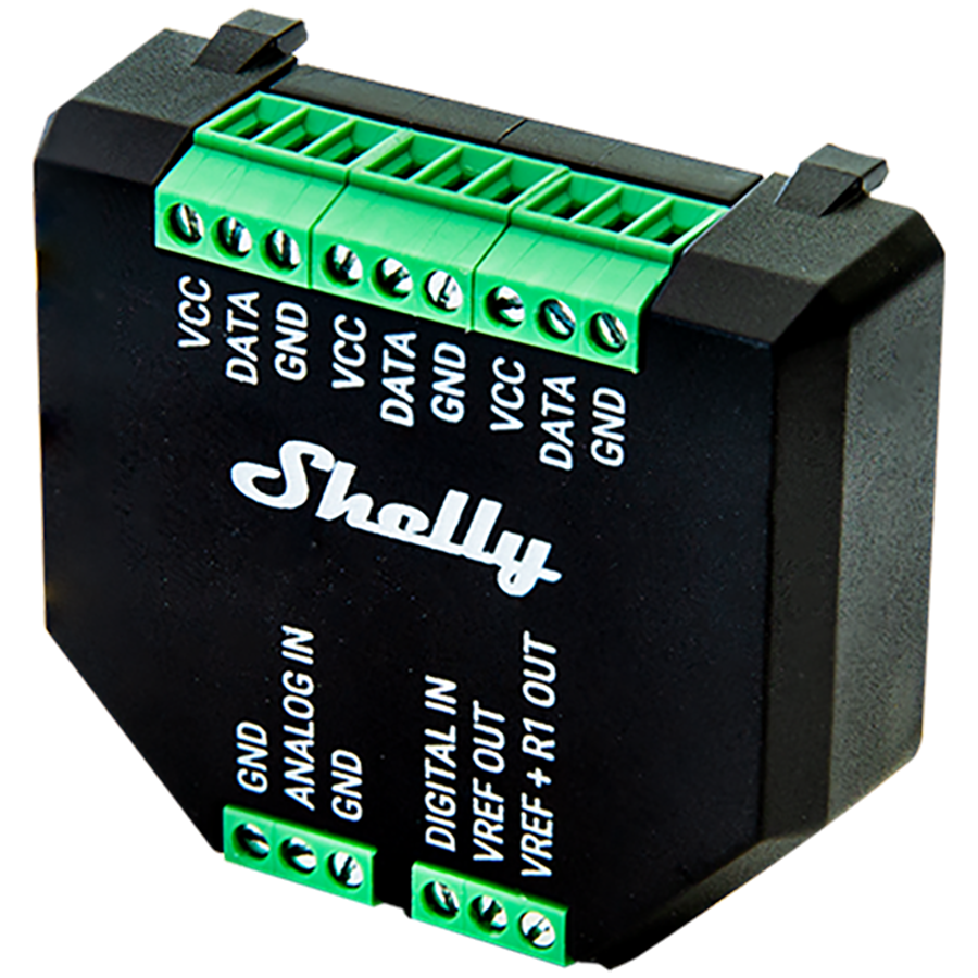 SHELLY Plus Add-on moduł łączący czyniki nieinteligentne do systemu SHELLY