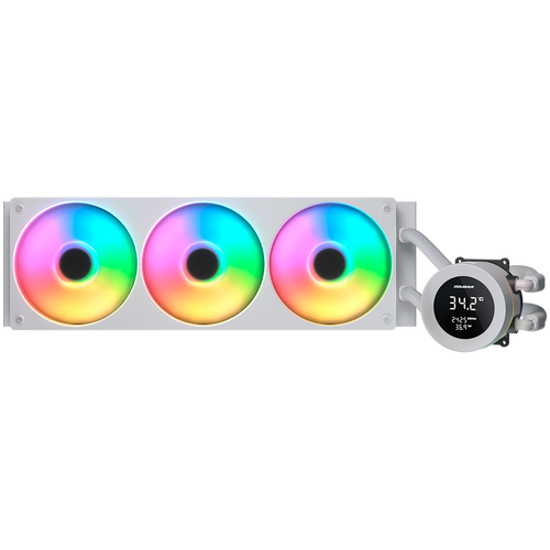 COUGAR Poseidon Vistek ARGB 360 AiO Liquid Watercooling - White