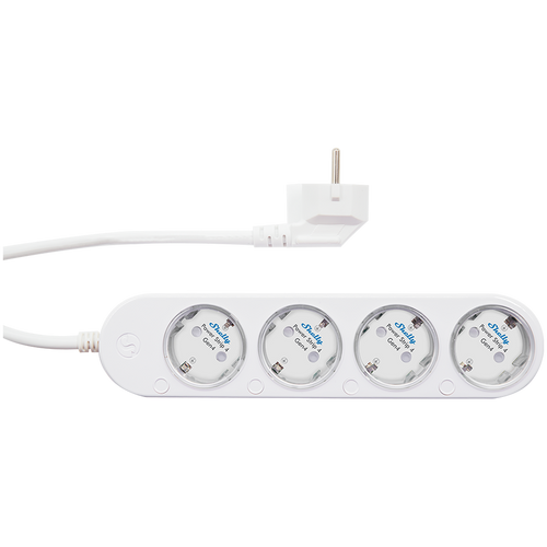 SHELLY Pass Strip 4 Gen4 White inteligentna listwa zasilająca biała