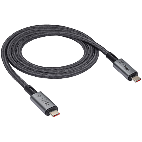 AKYGA Kabel USB Akyga AK-USB-45 USB type C (m) / USB type C (m) ver. 4.0 240W 40Gb/s 1m