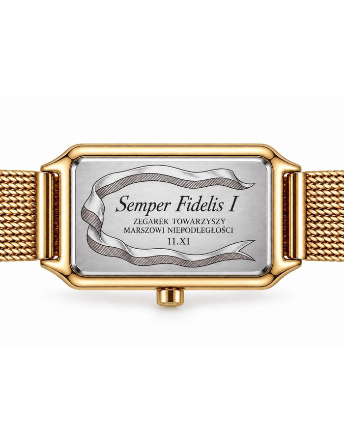 Zegarek Victarae Semper Fidelis - Lady Gold (Bez Numeracji)