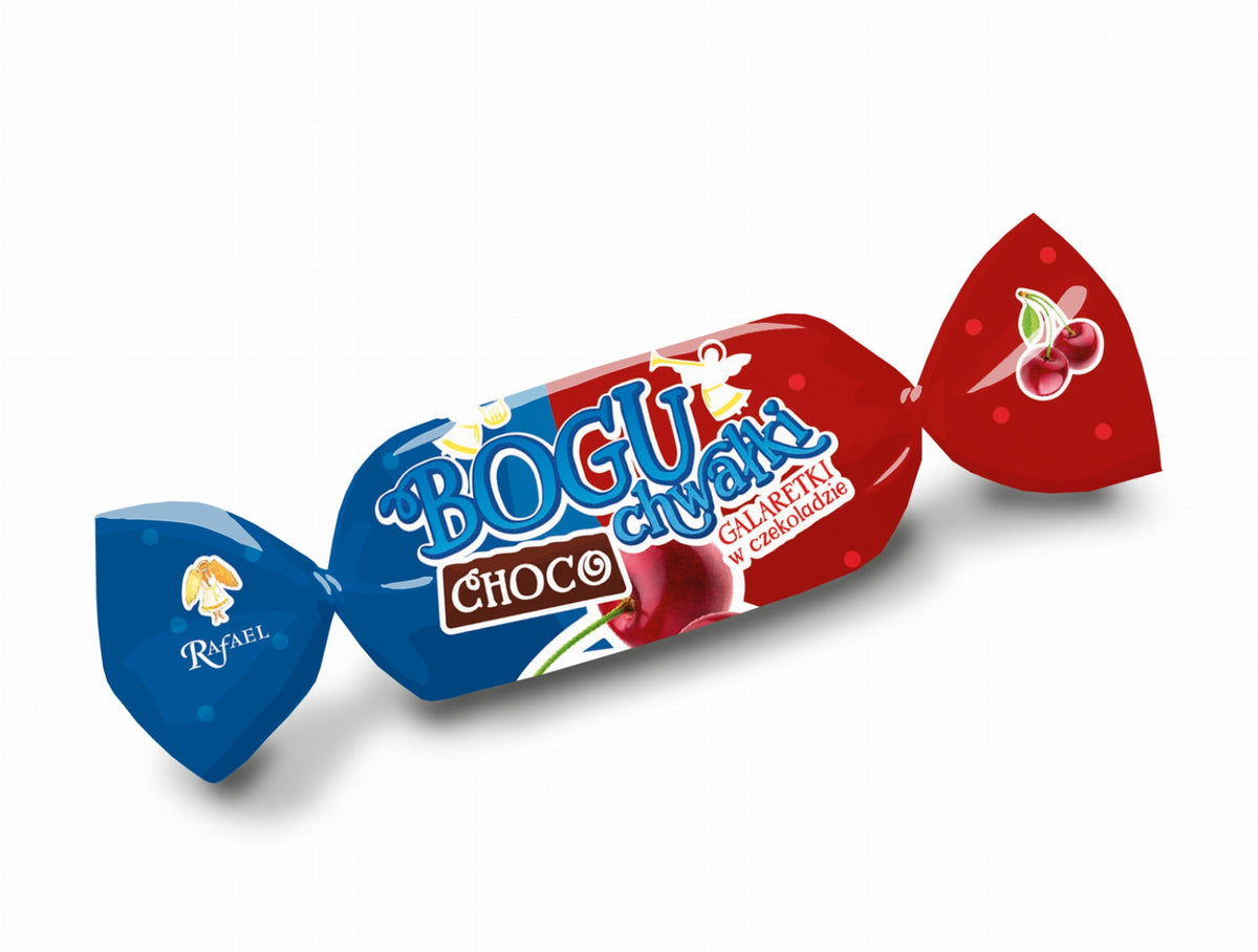 Bogu Chwałki CHOCO Galaretki owocowe w czekoladzie