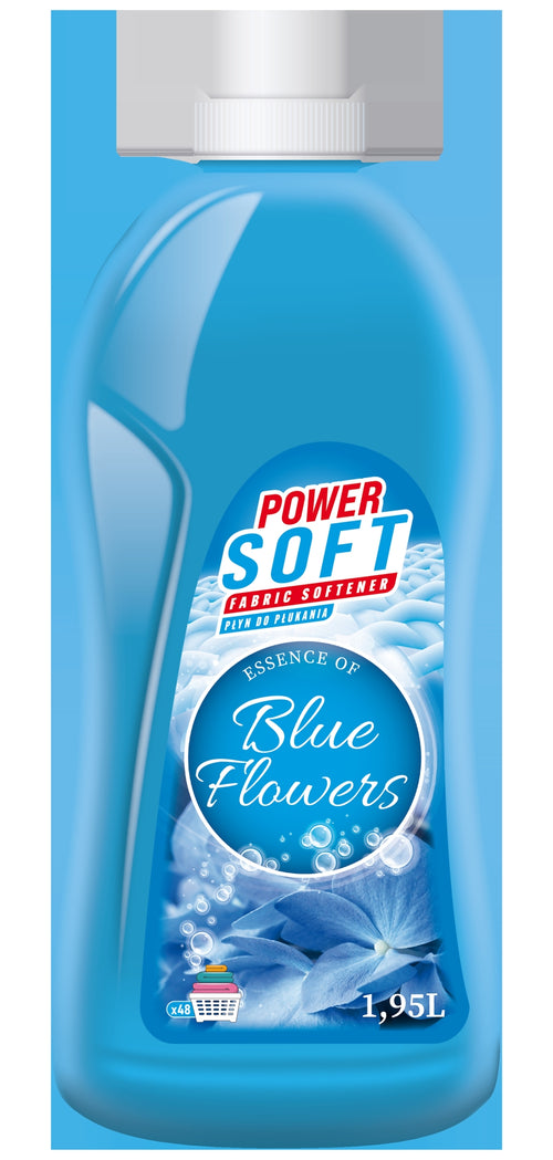 Power Clean Soft płyn do płukania blue flowers 1,95