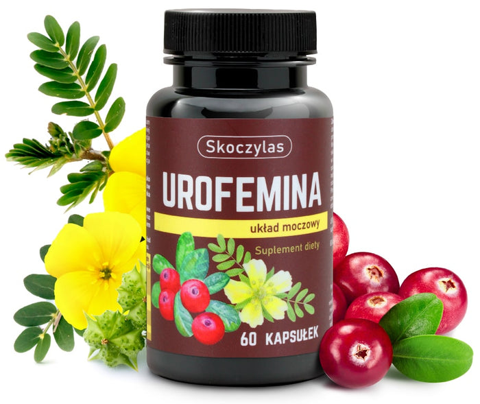 UROFEMINA układ moczowy, D-mannoza, laktoferyna