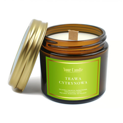 Your Candle Świeca zapachowa sojowa Trawa Cytrynowa-120ml