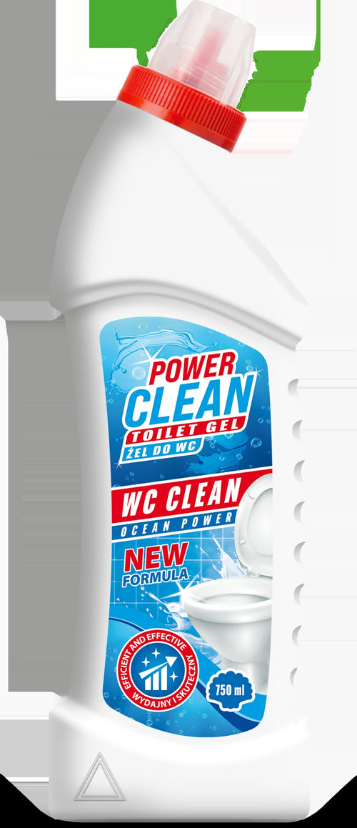 Power Clean żel do wc ocean power 750ml