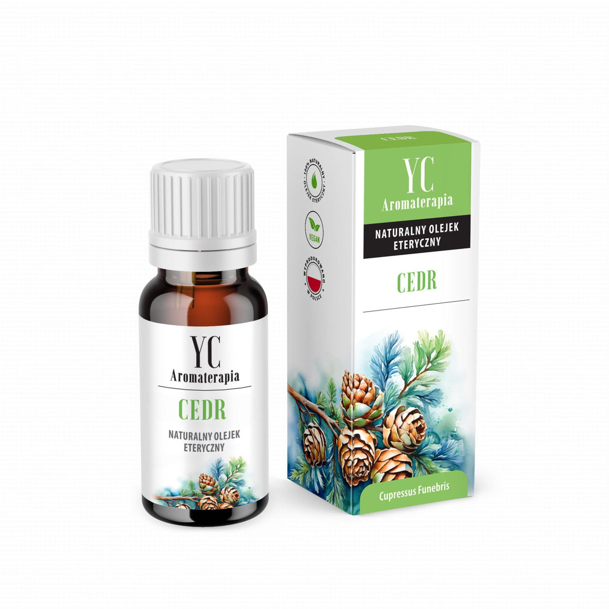 Your Candle Naturalny olejek eteryczny Cedr - 10ml