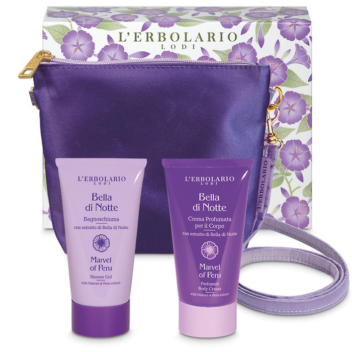 L'ERBOLARIO BELLA DI NOTTE ZESTAW PICCOLE MERAVIGLIE (ŻEL POD PRYSZNIC 75ML + KREM PERFUMOWANY 75 ML)