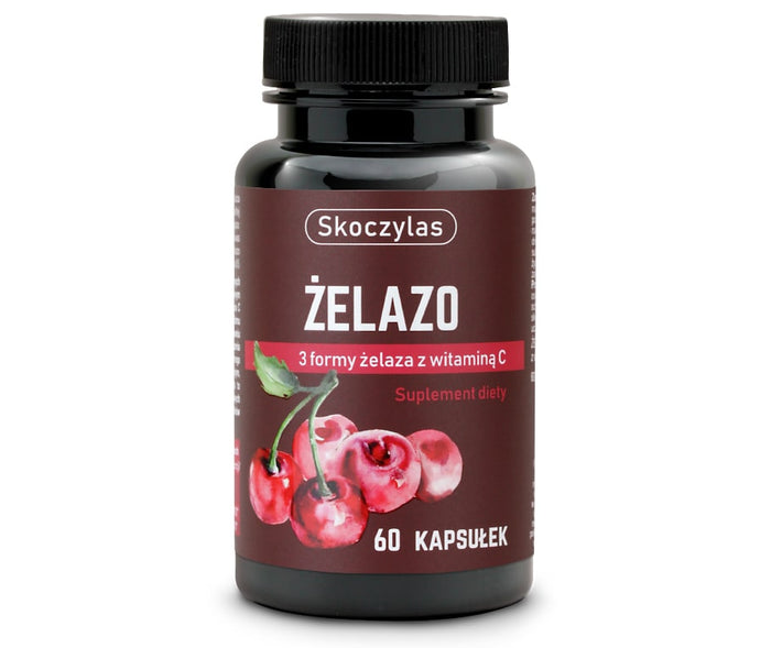 ŻELAZO 3 formy, wiśnia, witamina C