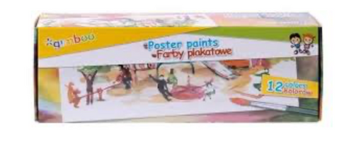 farby plakatowe 12kol.20ml Gimbo 17301219-99