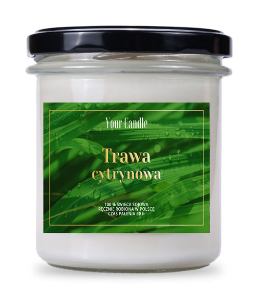 Your Candle Świeca zapachowa sojowa Trawa Cytrynowa-300ml