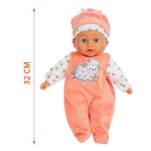 Lalka Bobas Leżąca 30Cm