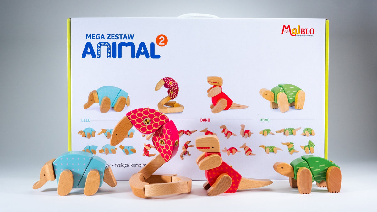 MalBlo Eco Mega zestaw ANIMAL2