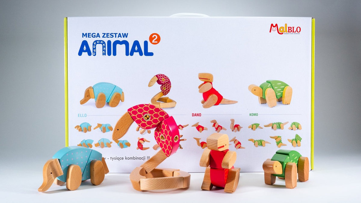 MalBlo Eco Mega zestaw ANIMAL2