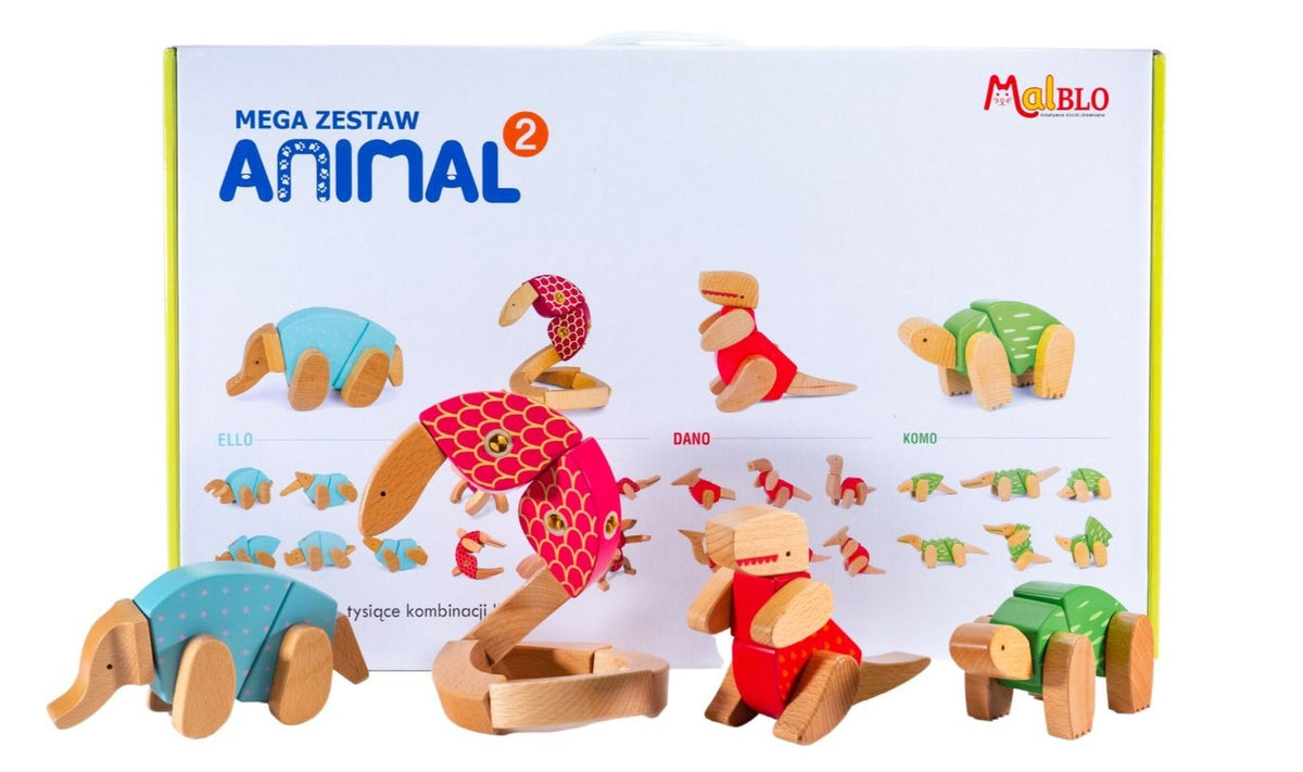 MalBlo Eco Mega zestaw ANIMAL2