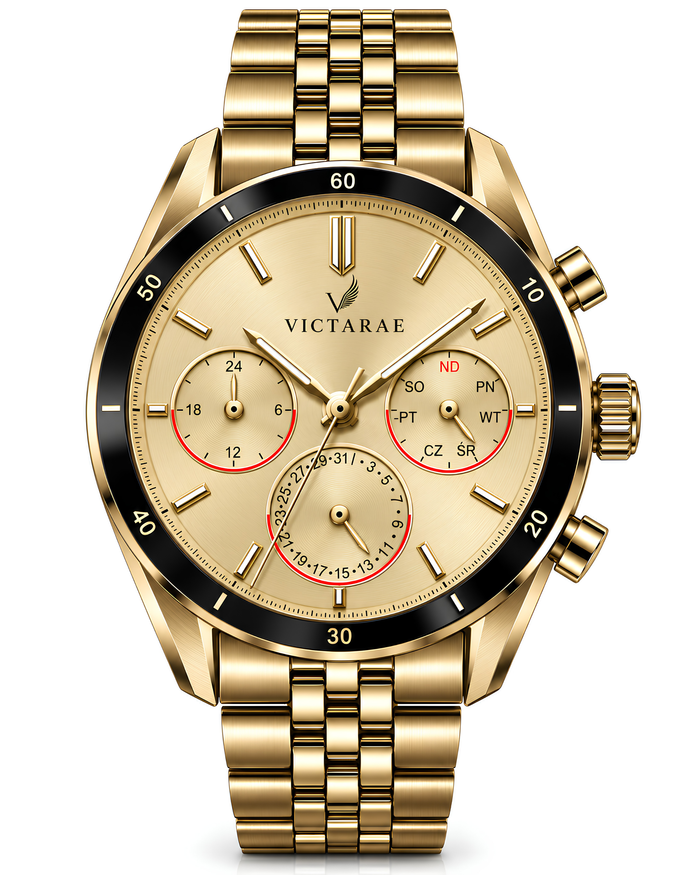 Zegarek Victarae Semper Fidelis - Men Gold